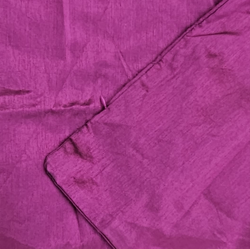 Hot pink rough silk feel cushion cover